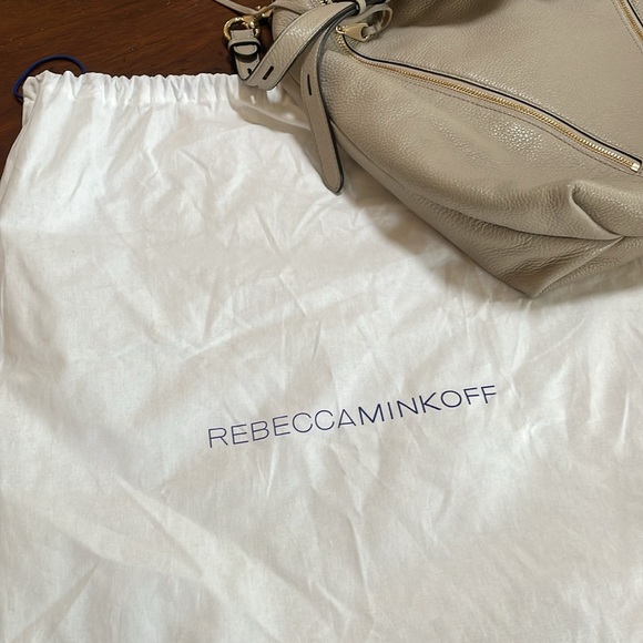 Rebecca Minkoff Fringe Trim Leather Crossbody Bag - Picture 9 of 13